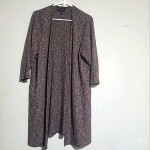 Lane Bryant Multicolor Open Front Cardigan 14 16
